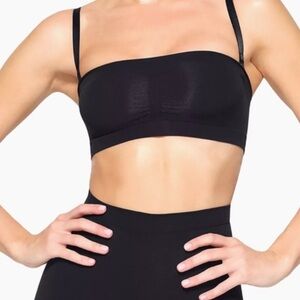 Skims Sheer Sculpt bandeau top -NWT- Size XL in Onyx